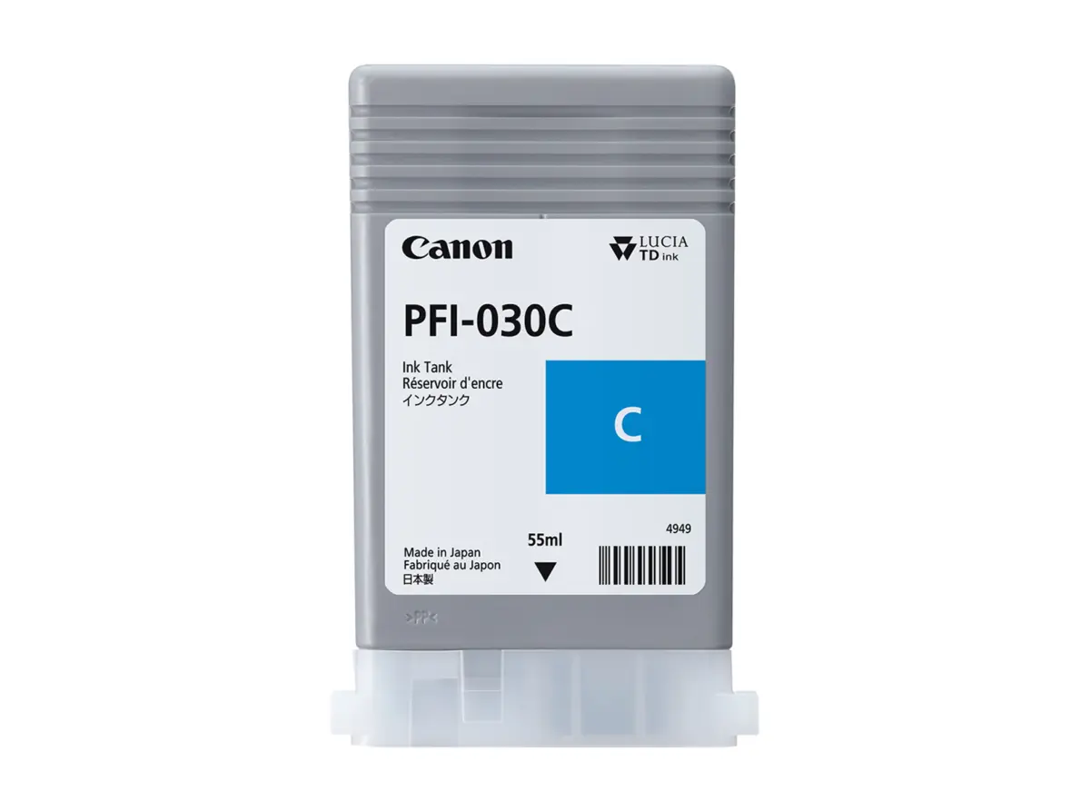 Canon PFI-030C Tinte Cyan 55ml 3490C001 – Bild 3