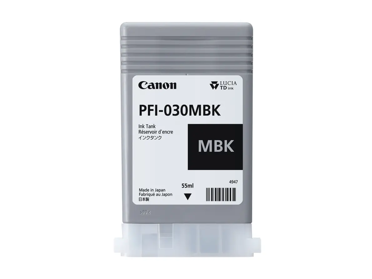 Canon PFI-030MBK Tinte Mattschwarz 55ml 3488C001 – Bild 3