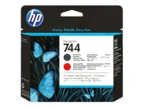 HP 744 DesignJet Druckkopf Mattschwarz Chromatisches Rot F9J88A