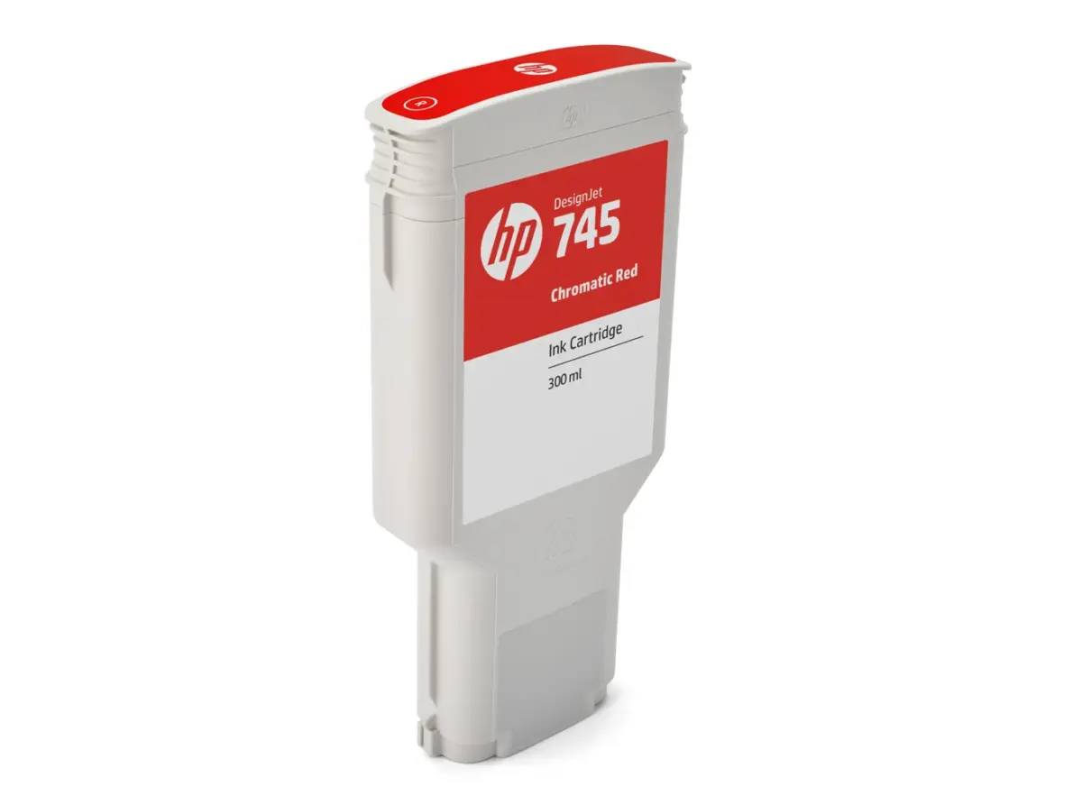HP 745 Designjet Tinte Chromatisches Rot 300ml F9K06A – Bild 3