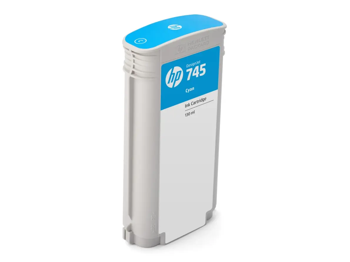 HP 745 Designjet Tinte Cyan 130ml F9J97A – Bild 3