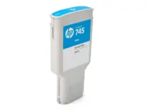 HP 745 Designjet Tinte Cyan 300ml F9K03A – Bild 3
