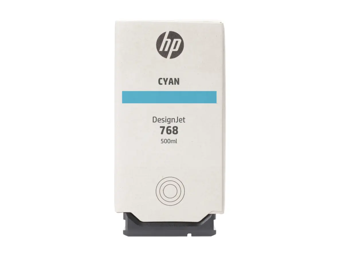 HP 768 DesignJet Tinte Cyan 500ml 4S5B5A – Bild 5