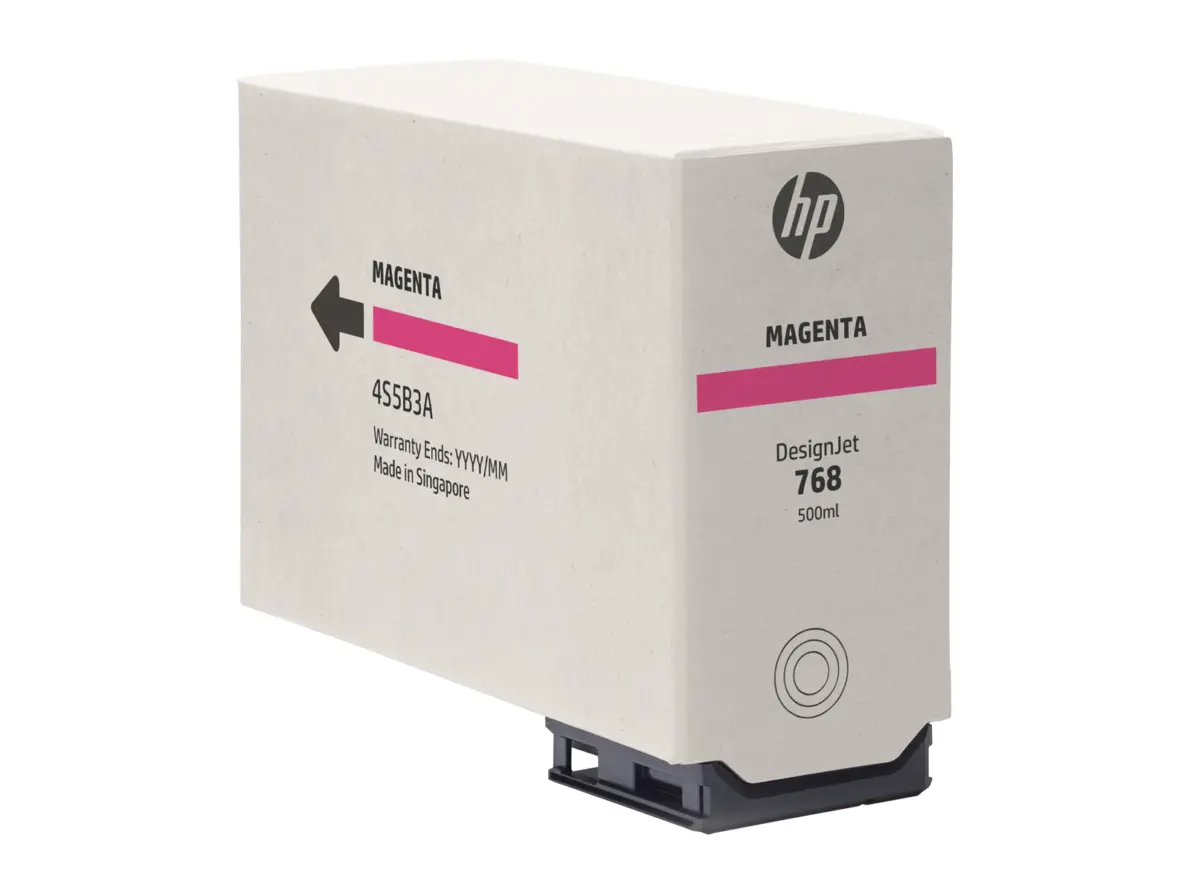 HP 768 DesignJet Tinte Magenta 500ml 4S5B3A – Bild 3
