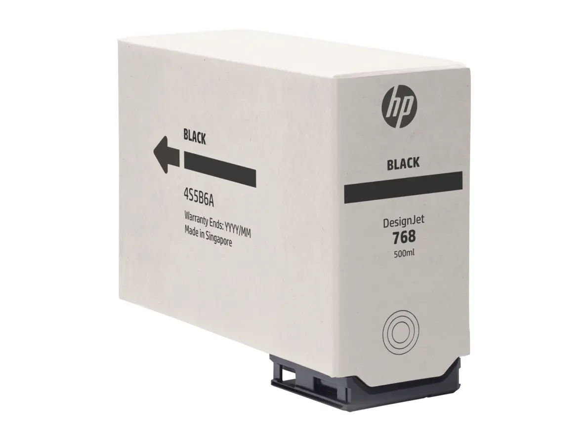 HP 768 DesignJet Tinte Schwarz 500ml 4S5B6A – Bild 3