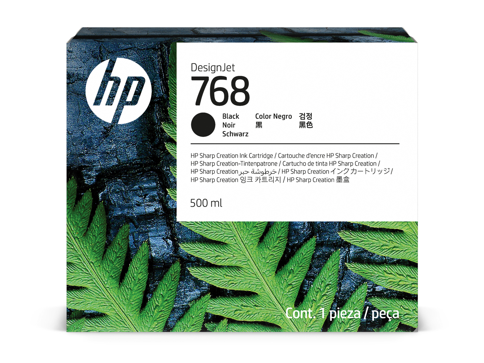 HP-768-DesignJet-Tinte-Schwarz-500ml-4S5B6A HP 768 DesignJet Tinte Schwarz 500ml 4S5B6A – Bild 1