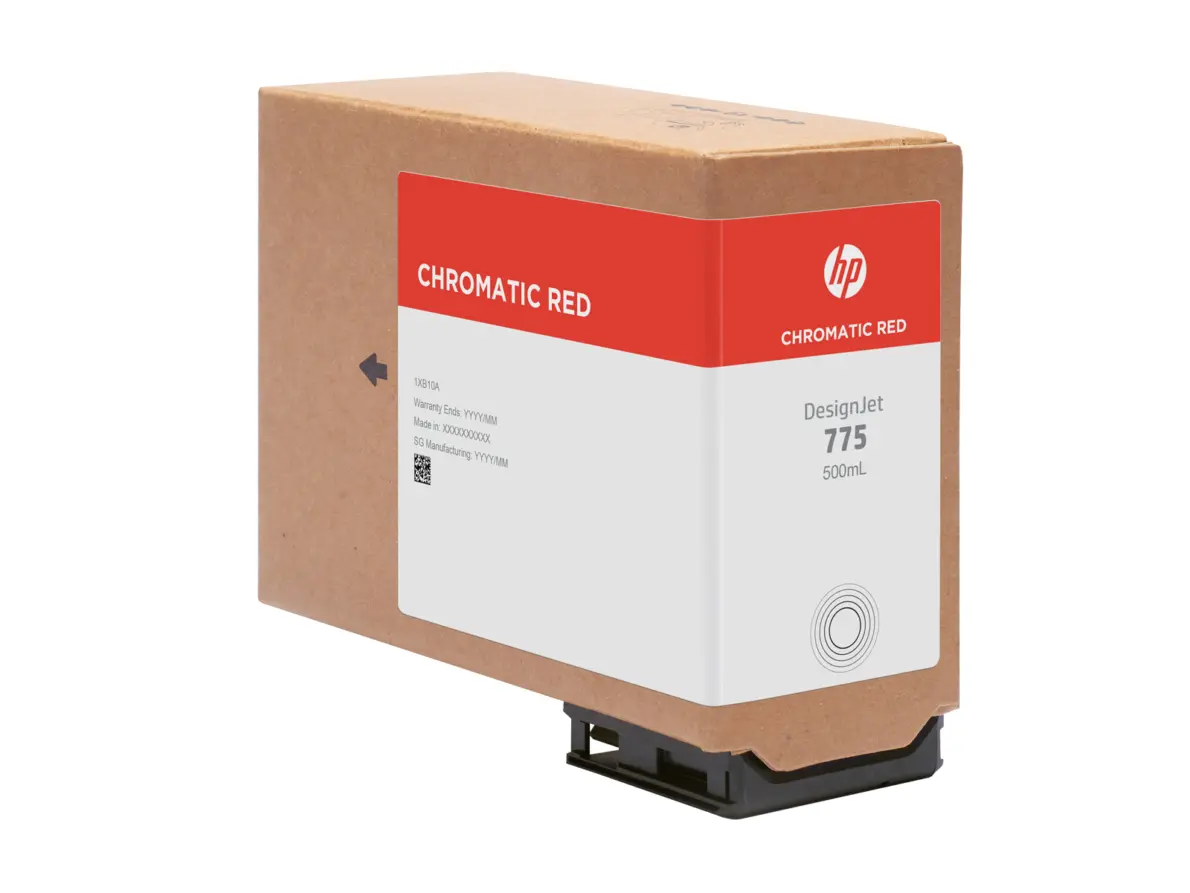 HP 775 DesignJet Tinte Chromatisches Rot 500ml 1XB20A – Bild 3