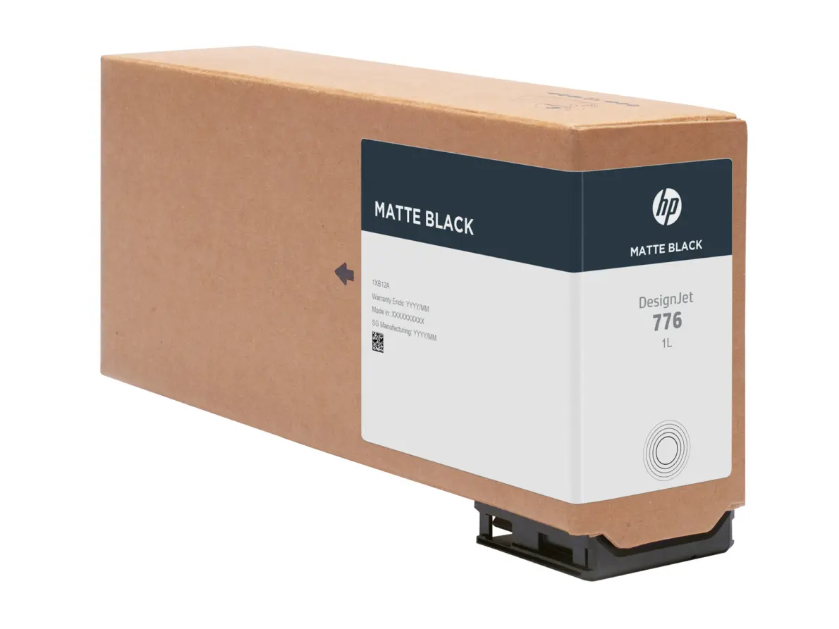 HP 776 DesignJet Tinte Mattschwarz 1000ml 1XB12A – Bild 3